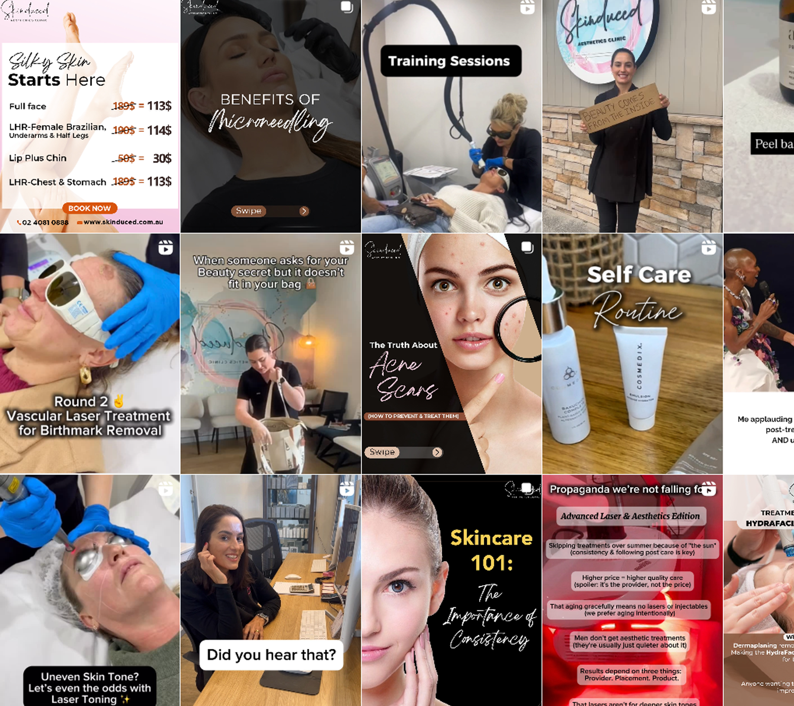 Skinduced Social Handling